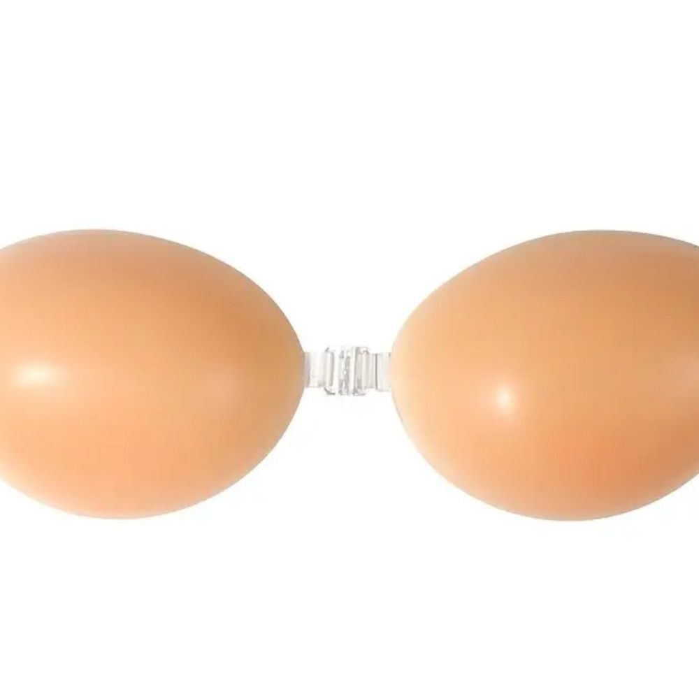 Skin Tone Strapless Self-Adhesive Silicone Bra – A Cup, New - Picture 2 of 5